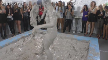 Muddy Wrestling: Real Sisters Showdown: Sheila Cooper vs. Lili Bluberry Screencap 28 on www.sinx.com