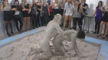 Muddy Wrestling: Real Sisters Showdown: Sheila Cooper vs. Lili Bluberry Screencap 32 on www.sinx.com