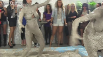 Muddy Wrestling: Real Sisters Showdown: Sheila Cooper vs. Lili Bluberry Screencap 44 on www.sinx.com