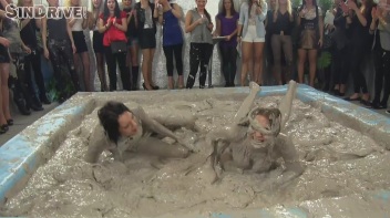 Muddy Wrestling: Real Sisters Showdown: Sheila Cooper vs. Lili Bluberry Screencap 45 on www.sinx.com