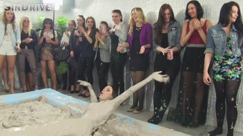 Muddy Wrestling: Real Sisters Showdown: Sheila Cooper vs. Lili Bluberry Screencap 46 on www.sinx.com