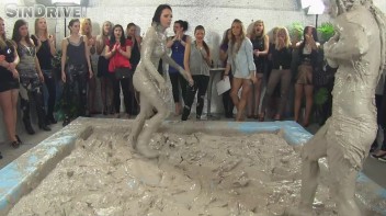 Muddy Wrestling: Real Sisters Showdown: Sheila Cooper vs. Lili Bluberry Screencap 48 on www.sinx.com