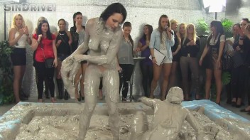 Muddy Wrestling: Real Sisters Showdown: Sheila Cooper vs. Lili Bluberry Screencap 54 on www.sinx.com