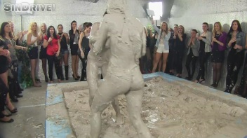 Muddy Wrestling: Real Sisters Showdown: Sheila Cooper vs. Lili Bluberry Screencap 57 on www.sinx.com