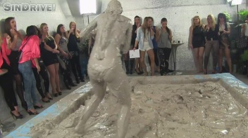 Muddy Wrestling: Real Sisters Showdown: Sheila Cooper vs. Lili Bluberry Screencap 76 on www.sinx.com