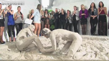 Muddy Wrestling: Real Sisters Showdown: Sheila Cooper vs. Lili Bluberry Screencap 80 on www.sinx.com