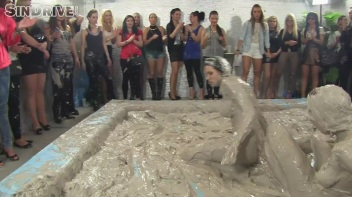 Muddy Wrestling: Real Sisters Showdown: Sheila Cooper vs. Lili Bluberry Screencap 81 on www.sinx.com