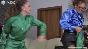 Hotties Shredding And Slapping Catfight - Cam 2 Screencap 25 on www.sinx.com