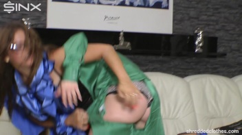 Hotties Shredding And Slapping Catfight - Cam 2 Screencap 67 on www.sinx.com