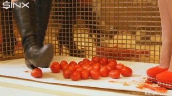 Hotties Stiletto Trampling Fetish - Cam 2 Screencap 8 on www.sinx.com