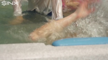 Clothed Catfight Turns Wet In The Jacuzzi Screencap 28 on www.sinx.com