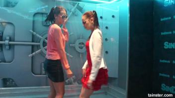 Soaking wet dancers in chic outfits Screencap 10 on www.sinx.com