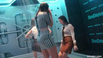Soaking wet dancers in chic outfits Screencap 53 on www.sinx.com