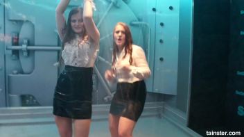 Soaking wet dancers in chic outfits Screencap 65 on www.sinx.com