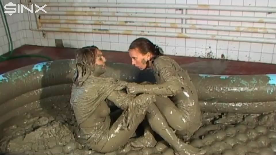 WAM Babes Catfight And Wrestle In The Mud on www.sinx.com