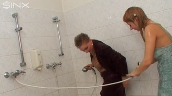 Gorgeous Babes Get Wet In Water Fight Screencap 20 on www.sinx.com