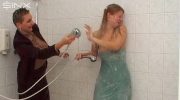 Gorgeous Babes Get Wet In Water Fight Screencap 24 on www.sinx.com