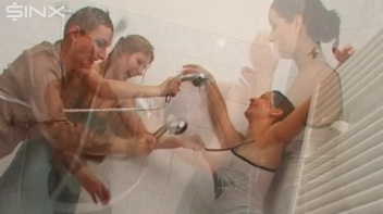 Gorgeous Babes Get Wet In Water Fight Screencap 40 on www.sinx.com