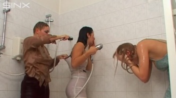 Gorgeous Babes Get Wet In Water Fight Screencap 58 on www.sinx.com