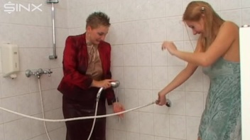 Gorgeous Babes Get Wet In Water Fight Screencap 7 on www.sinx.com