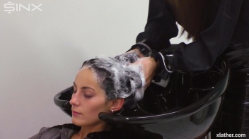 Messy Fun In The Hair Salon - Cam 1 Screencap 11 on www.sinx.com