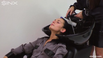 Messy Fun In The Hair Salon - Cam 1 Screencap 2 on www.sinx.com