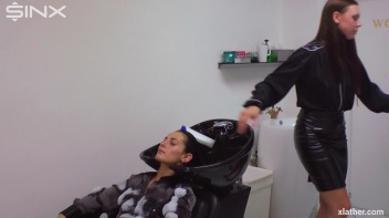 Messy Fun In The Hair Salon - Cam 1 Screencap 38 on www.sinx.com