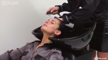 Messy Fun In The Hair Salon - Cam 1 Screencap 4 on www.sinx.com