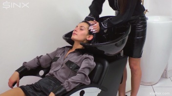 Messy Fun In The Hair Salon - Cam 1 Screencap 7 on www.sinx.com