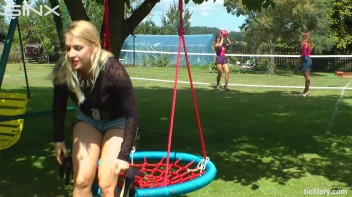 Blonde Babe Is Tickle Attacked Screencap 55 on www.sinx.com