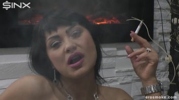 Seductive Cigarette Smoking For Hottie Screencap 26 on www.sinx.com