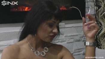 Seductive Cigarette Smoking For Hottie Screencap 27 on www.sinx.com