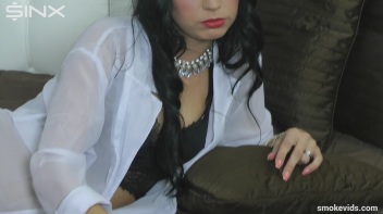 Big Tittied Goddess' Smoking Fetish Screencap 26 on www.sinx.com