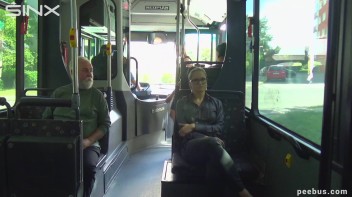 Sporty Stud Pisses Over Girl On The Bus Screencap 1 on www.sinx.com