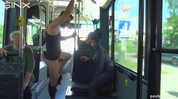 Sporty Stud Pisses Over Girl On The Bus Screencap 13 on www.sinx.com