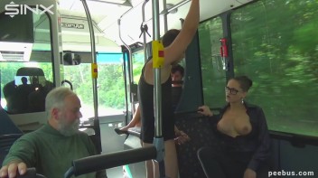 Sporty Stud Pisses Over Girl On The Bus Screencap 54 on www.sinx.com