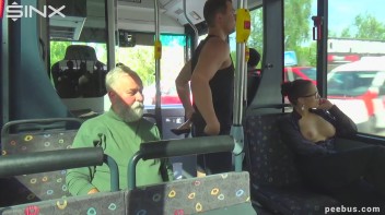 Sporty Stud Pisses Over Girl On The Bus Screencap 64 on www.sinx.com