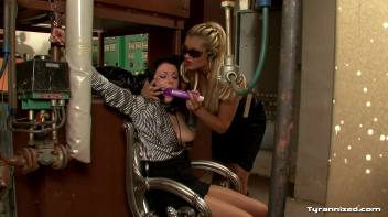 Tina Gabriel Bound and Drooling Screencap 81 on www.sinx.com