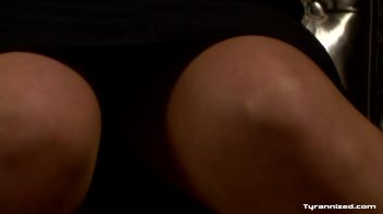 Tina Gabriel Bound and Drooling Screencap 2 on www.sinx.com