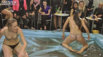 Messy Wrestling: Choke, Rip, Pull, And Slop The Hell Out Of Each Other! Screencap 84 on www.sinx.com