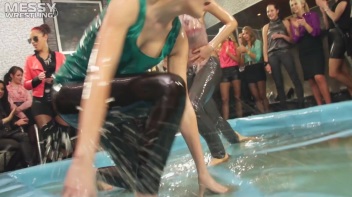 Messy Wrestling: Choke, Rip, Pull, And Slop The Hell Out Of Each Other! Screencap 12 on www.sinx.com