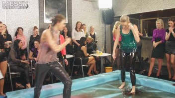 Messy Wrestling: Choke, Rip, Pull, And Slop The Hell Out Of Each Other! Screencap 26 on www.sinx.com