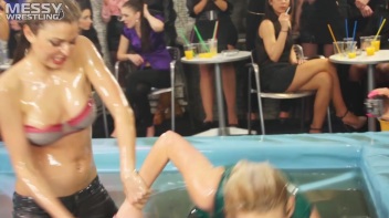 Messy Wrestling: Choke, Rip, Pull, And Slop The Hell Out Of Each Other! Screencap 31 on www.sinx.com