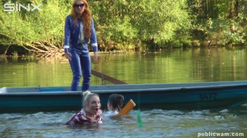 Boating Babes End Up Wet And Messy - Cam 1 Screencap 12 on www.sinx.com