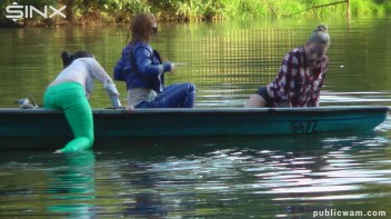 Boating Babes End Up Wet And Messy - Cam 1 Screencap 30 on www.sinx.com