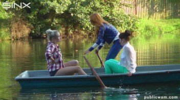 Boating Babes End Up Wet And Messy - Cam 1 Screencap 6 on www.sinx.com