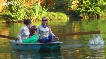 Boating Babes End Up Wet And Messy - Cam 1 Screencap 61 on www.sinx.com