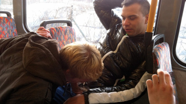 Latest deal - Cock Love On The Tram.  Public BJ!