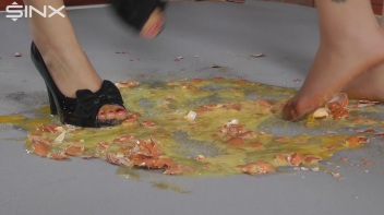 Messy Egg Trampling For Sophisticated Babes Screencap 50 on www.sinx.com