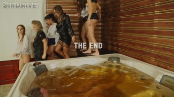 Take A Wetlook Dip With Six Super Hard Reverse Gangbang Bitches Screencap 131 on www.sinx.com